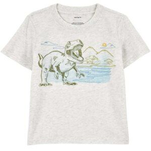 NWT. CARTER'S Baby Boy Dino Embroidered Tee